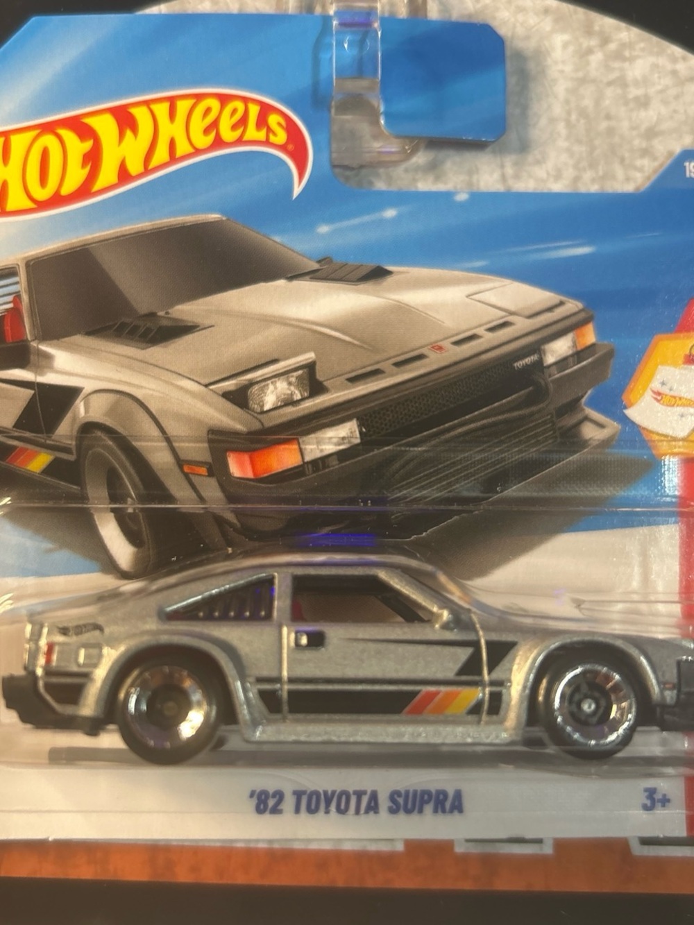Hot Wheels '82 Toyota Supra Toy Car - Silver